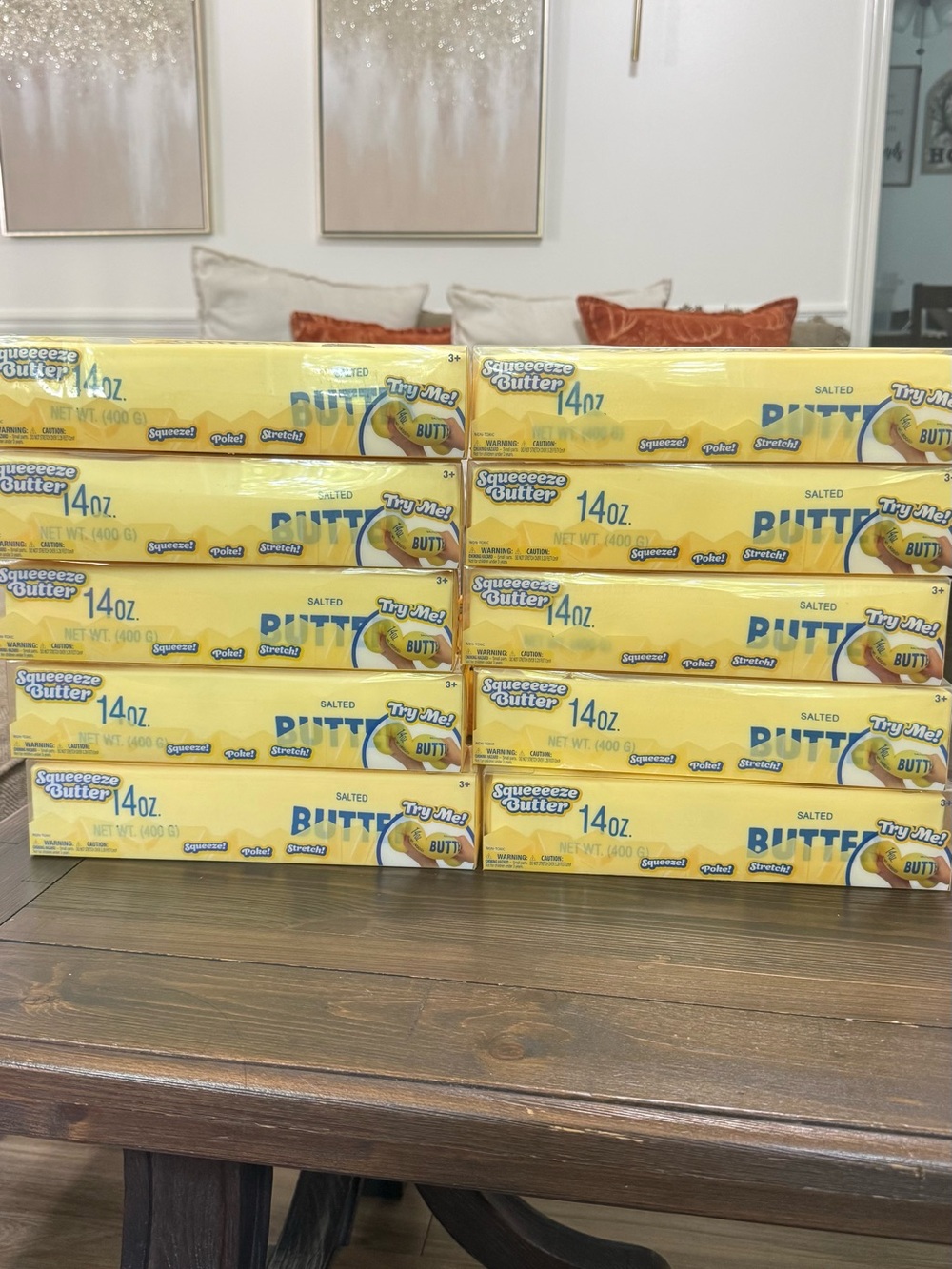 Yellow Squeeze Butter squishy